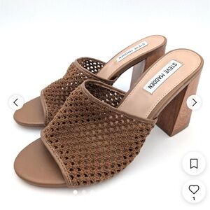 Steve Madden Tan Women's Mules